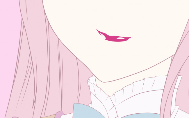 Обои картинки фото аниме, maria holic, губы