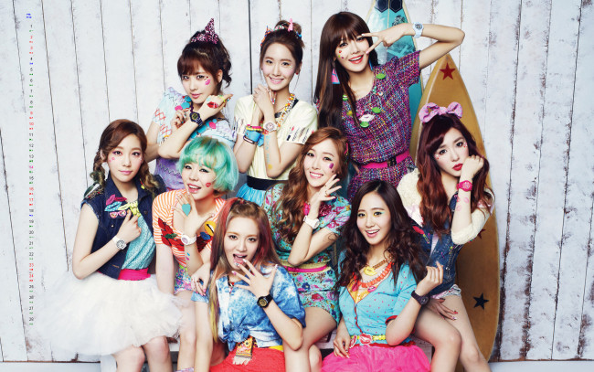 Обои картинки фото календари, девушки, азиатки