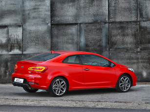Картинка автомобили kia красный 2014 za-spec koup cerato