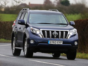 Картинка автомобили toyota cruiser land 2014 синий 150 uk-spec