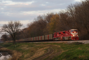 Картинка техника поезда локомотив рельсы состав