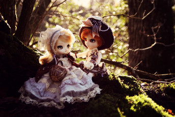 Картинка разное игрушки куклы