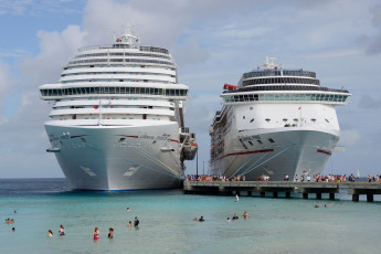 Картинка корабли лайнеры пляж причал океанские круизные