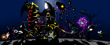 Картинка аниме pokemon gastly gengar haunter