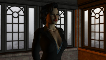 Картинка 3д+графика people+ люди девушка взгляд