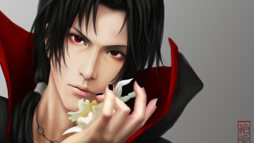 Картинка аниме naruto учиха итачи akatsuki itachi шаринган sharingan