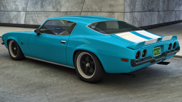 Картинка автомобили 3д z28 camaro chevy 1970