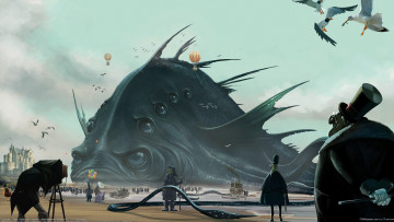 Картинка peter+oedekoven фэнтези существа peter oedekoven рыба