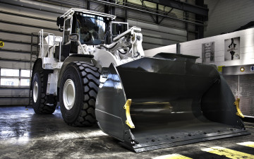 Картинка 966k+mrf техника бульдозеры+на+колёсах колесный трактор ковш