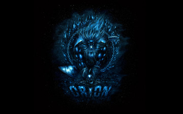 Картинка orion рисованные минимализм метал гитара оружие череп