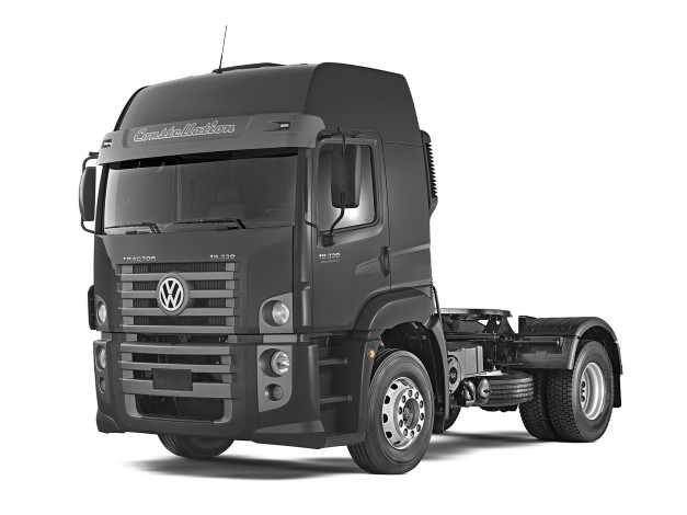 Обои картинки фото автомобили, volkswagen, темный, 2011, 19, 330, tractor, constellation