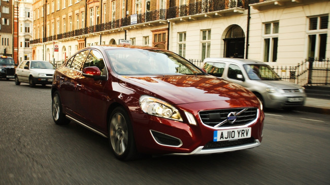 Обои картинки фото автомобили, выставки и уличные фото, машины, volvo, s60
