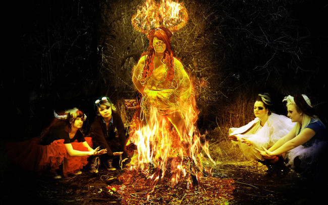 Обои картинки фото фэнтези, -временный , не выбирать, огонь