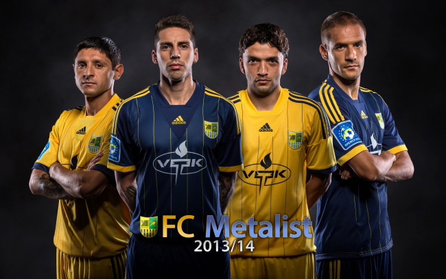 Обои картинки фото спорт, футбол, харьков, красноперов, олег, эдмар, металлист, соса, хосе, девич, марко, футболисты, клуб