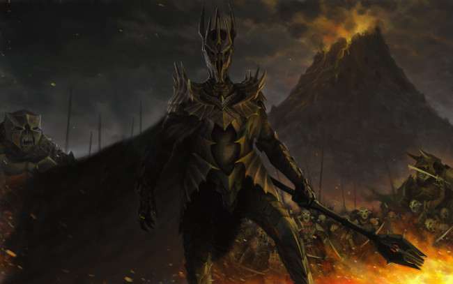 Обои картинки фото властелин колец, фэнтези, _lord of the rings, sauron, саурон, the, lord, of, rings, властелин, колец