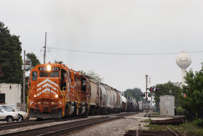 Обои картинки фото техника, поезда, состав, рельсы, локомотив