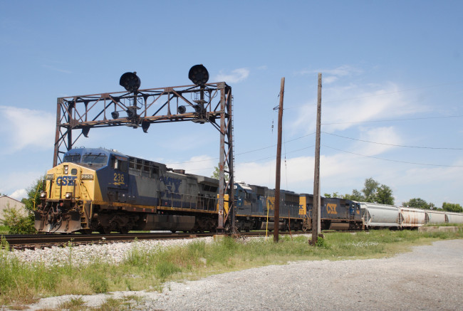 Обои картинки фото техника, поезда, состав, рельсы, локомотив