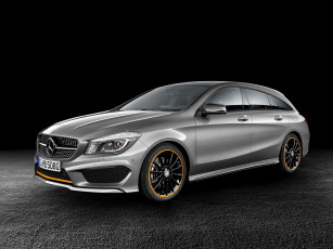 Картинка 2014+mercedes-benz+cla+250+4matic+shooting+brake автомобили mercedes-benz тюнинг серый poseidon
