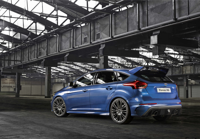 Обои картинки фото автомобили, ford, синий, focus, 2015г, rs