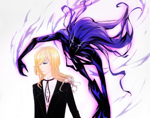 Картинка аниме животные +существа монстр арт парень