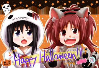 Картинка автор +jx2+ jennyiq аниме mahou+shoujo+madoka+magika sakura kyouko akemi homura mahou shoujo madoka magica