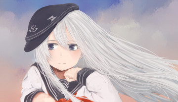 Картинка автор +akky+ akimi1127 аниме kantai+collection kantai collection kancolle hibiki