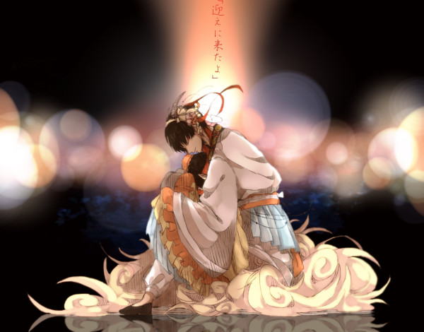 Обои картинки фото аниме, hoozuki no reitetsu, хакутаку, хладнокровный, хозуки