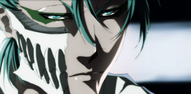Обои картинки фото аниме, bleach, гримджоу, взгляд