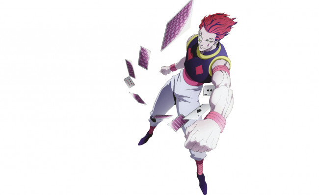 Обои картинки фото аниме, hunter x hunter, хисока