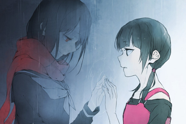 Обои картинки фото аниме, kagerou project, девочки, арт