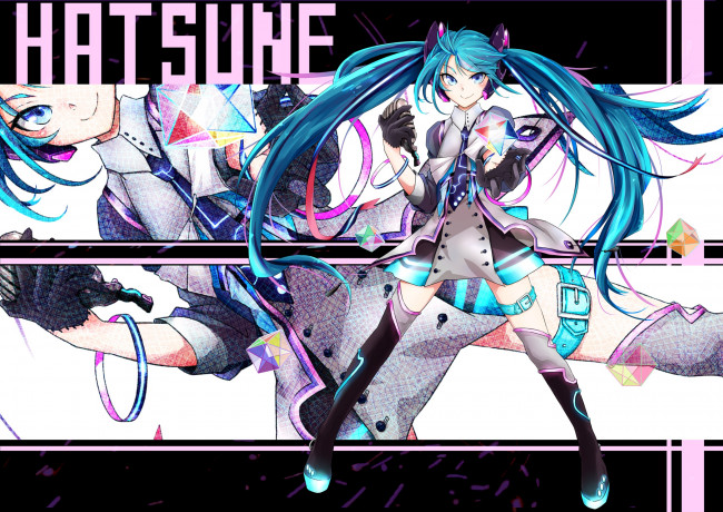 Обои картинки фото автор,  tagme , artist, аниме, vocaloid, hatsune, miku