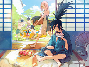 Картинка аниме naruto uchiha