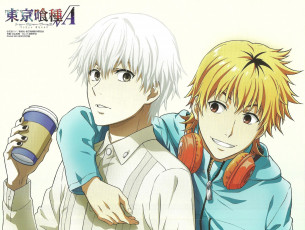 Картинка аниме tokyo+ghoul парни