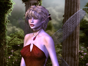 Картинка 3д+графика эльфы+ elves фон взгляд эльфийка