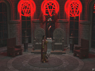 Картинка 3д+графика фантазия+ fantasy фон взгляд девушка