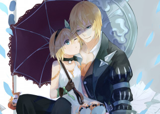 обоя аниме, tales of zestiria, двое