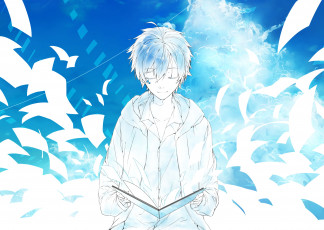 обоя аниме, kagerou project, парень