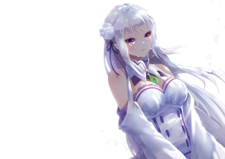 Картинка аниме re +zero+kara+hajimeru+isekai+seikatsu эмилия