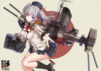 Картинка аниме kantai+collection kashima