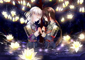 Картинка аниме touken+ranbu namazuo toushirou honebami