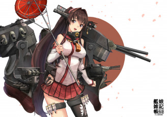 Картинка аниме kantai+collection yamato