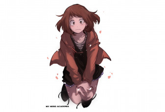 Картинка аниме boku+no+hero+academia uraraka ochako