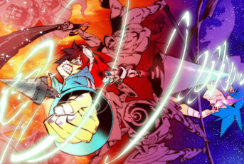 Картинка аниме tengen+toppa+gurren-lagann камина симон