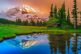 Картинка природа реки озера река лес