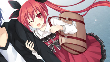 Картинка аниме date+a+live фон девушка взгляд