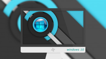 Картинка компьютеры windows++10 логотип фон