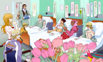 Картинка аниме tiger+and+bunny персонажи