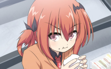 Картинка аниме gabriel+dropout девушка фон взгляд