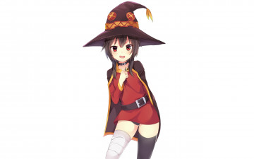 Картинка аниме kono+subarashii+sekai+ni+shukufuku+wo взгляд фон девушка