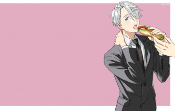 Картинка аниме yuri+on+ice victor nikiforov